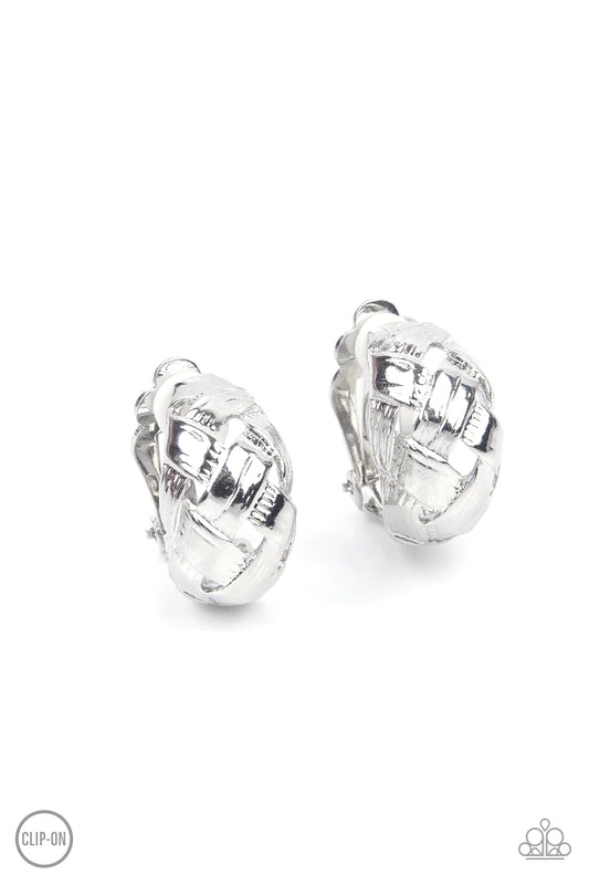 Wrought With Edge - Silver Clip-On