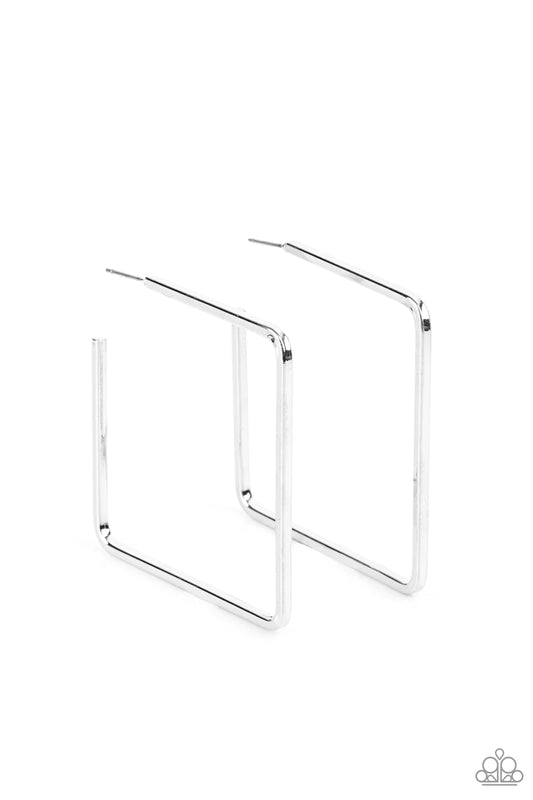 Material Girl Magic - Silver Earrings
