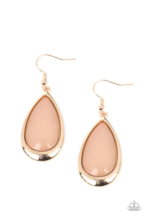 A World To SEER - Brown Earrings