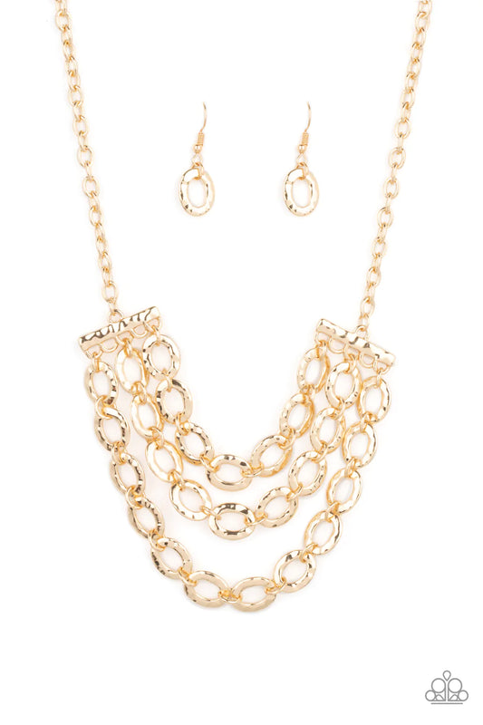 Repeat After Me - Gold Necklace