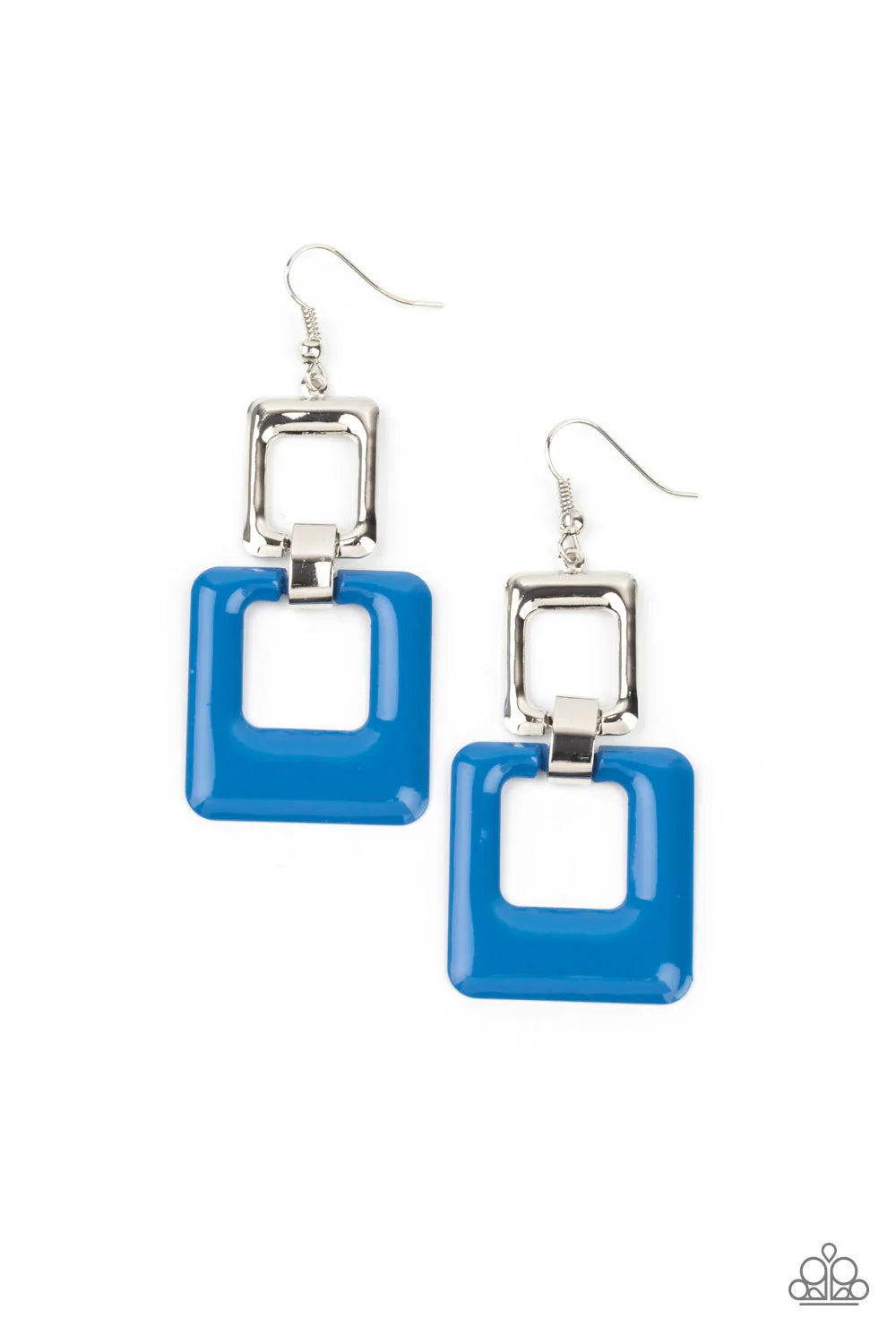Twice As Nice - Blue Earrings