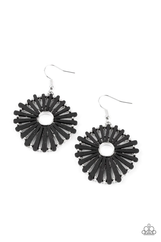 SPOKE Too Soon - Black Earrings