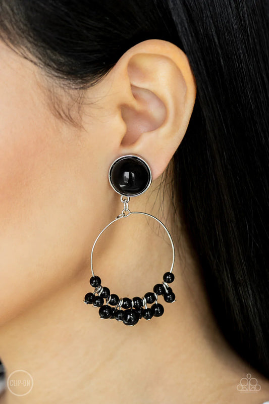 Cabaret Charm - Black Clip-On