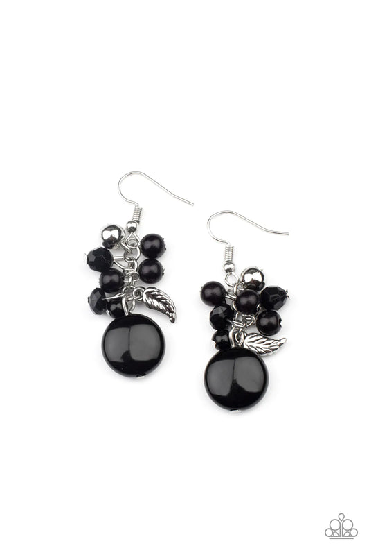 Whimsically Musical - Black Earrings