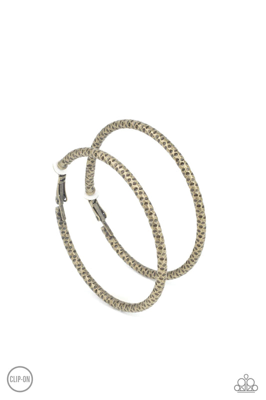 Subtly Sassy - Brass Clip-On