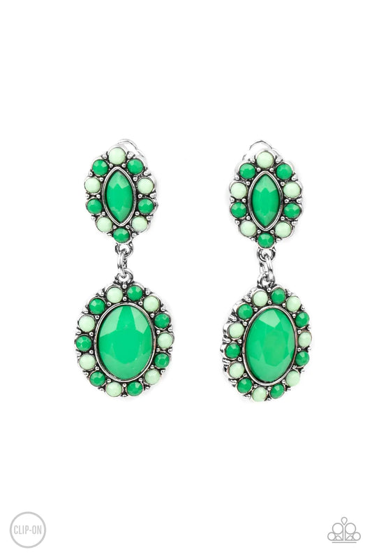 Positively Pampered - Green Clip-On