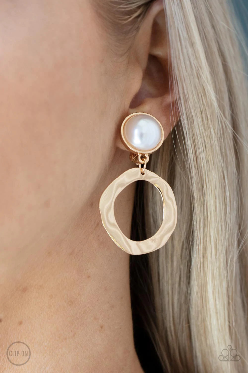 Vintage Veracity - Gold Clip-On