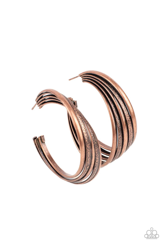 In Sync - Copper Earrings Regular price
