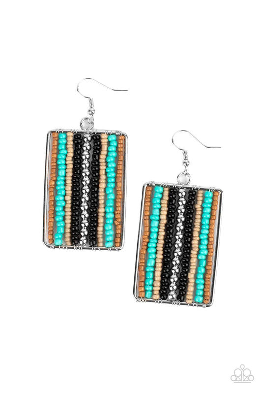 Beadwork  Wonder Black Earrings