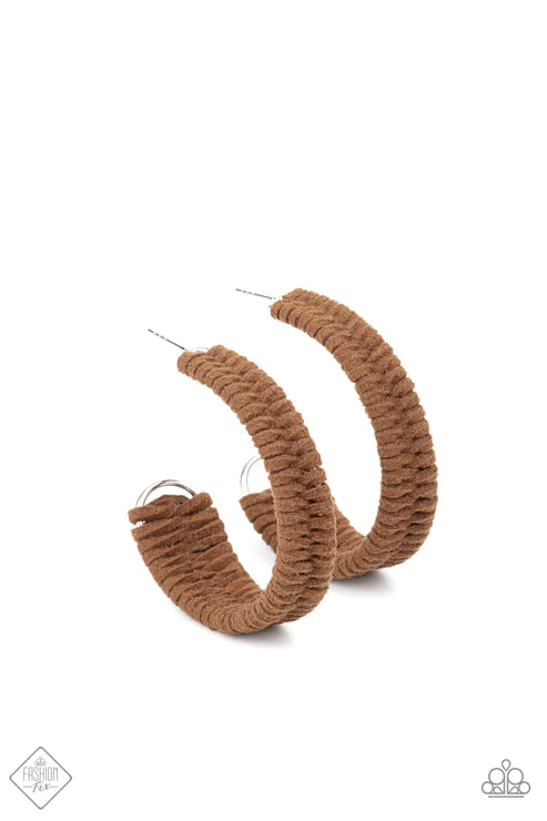 Rural Guru - Brown  Earrings