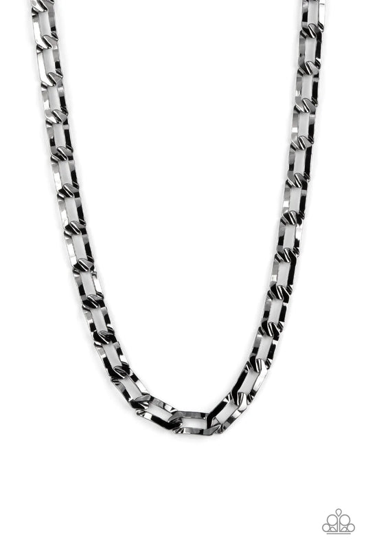 Full-Court Press - Black Men's Necklace