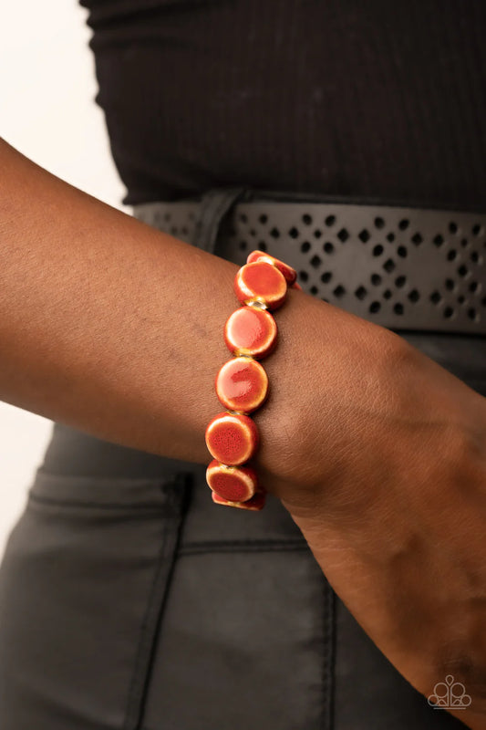 Earthy Entrada Red Bracelet
