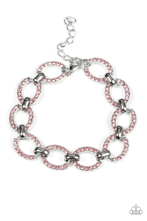 Date Night Debonair - Pink Bracelet