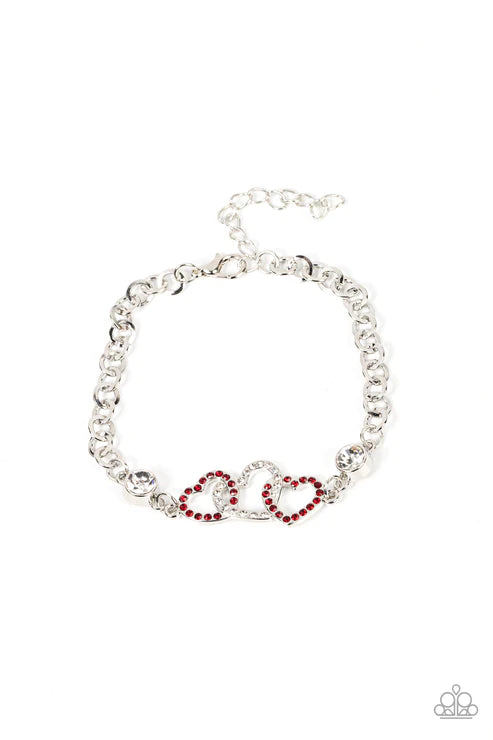 Desirable Dazzle - Red Bracelet