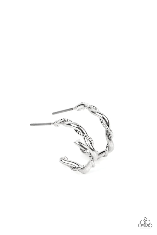 Irresistibly Intertwined - Silver Earrings