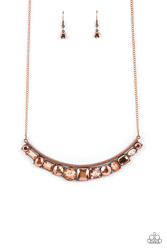 The Only SMOKE-SHOW in Town - Copper Necklace