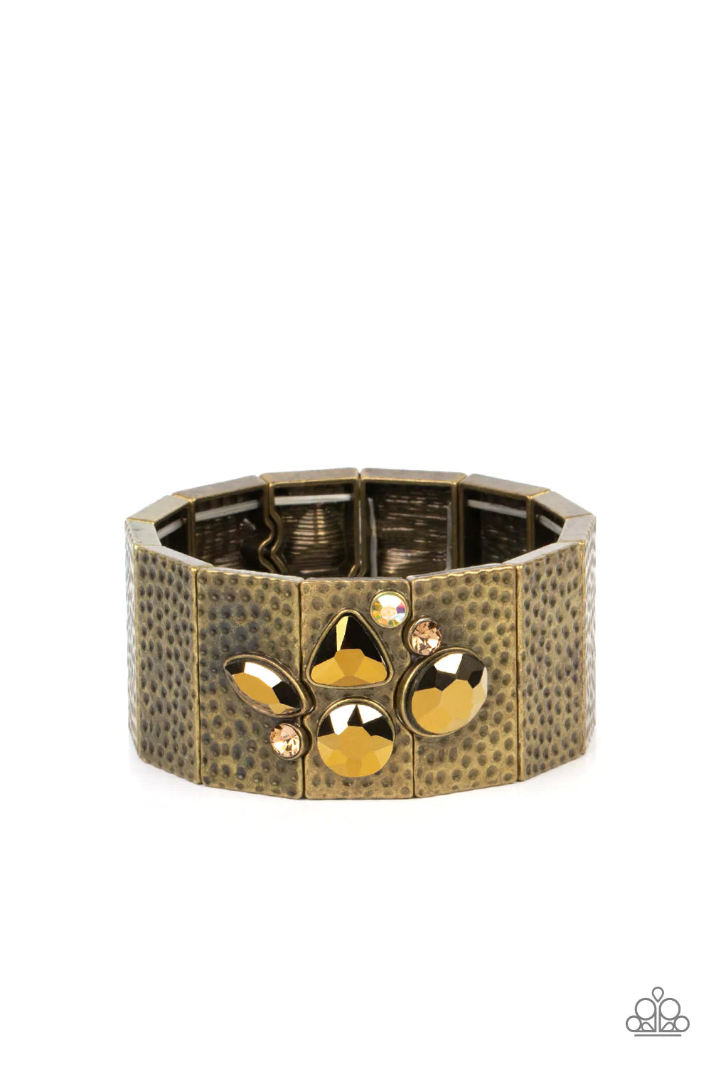 Flickering Fortune - Brass Bracelet