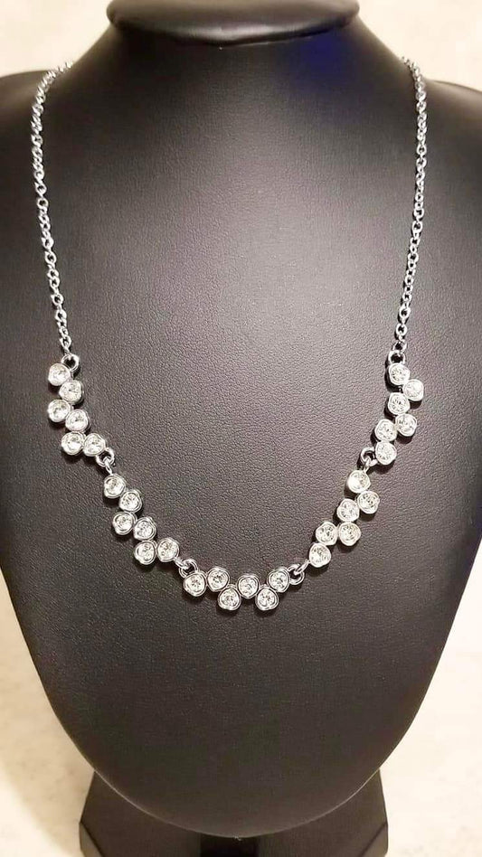 Selfie- Love White Necklace
