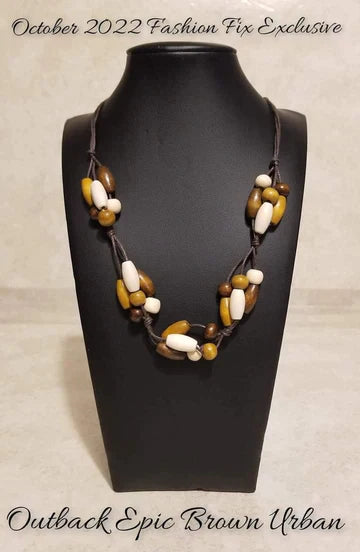 Outback Epic Brown Necklace