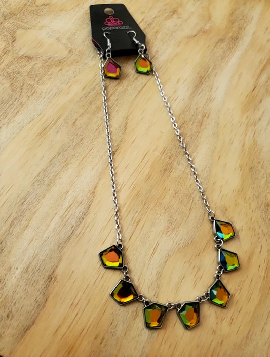 Experimental Edge Multi Necklace