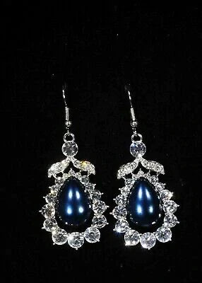 Award Winning Shimmer Blue Earrings