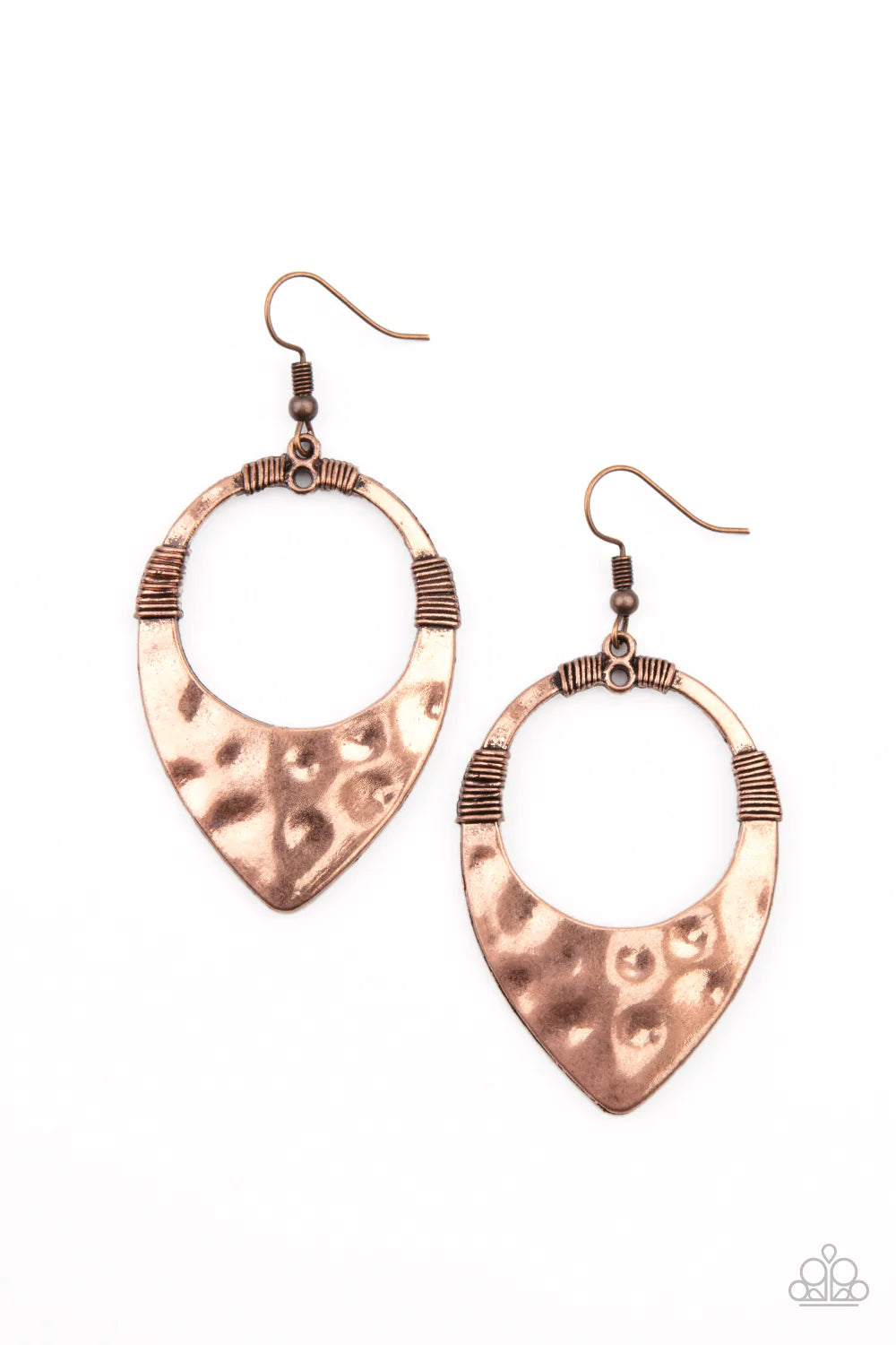 Instinctively Industrial Copper Earrings