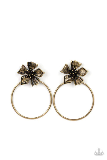Buttercup Bliss - Brass Earring
