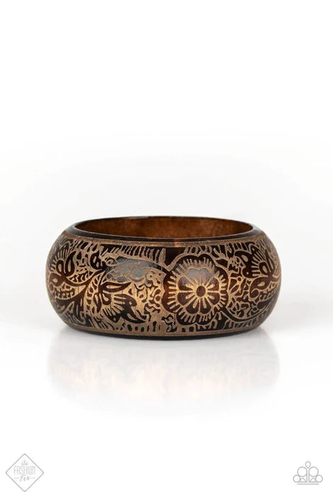 Beach Retreat - Brown Wood Bracelet