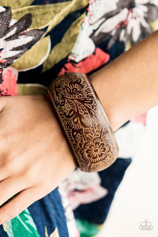 Beach Retreat - Brown Wood Bracelet